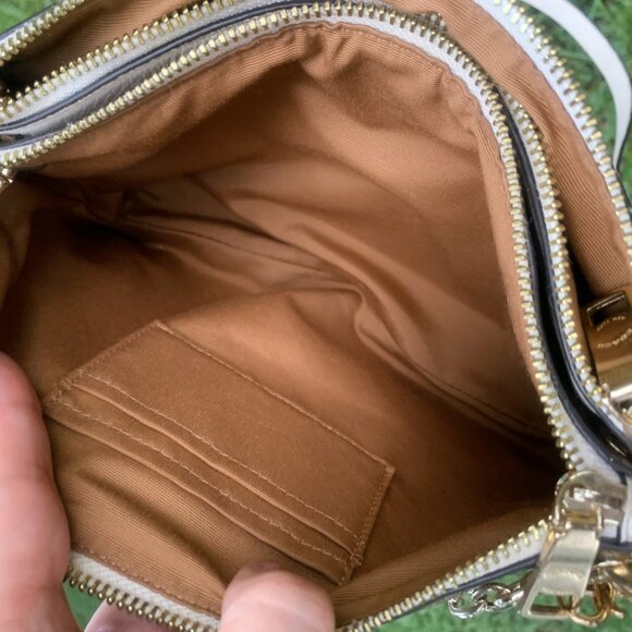 Coach Mia Crossbody Handbag in Leather & Signature Canvas - Picture 12 of 16